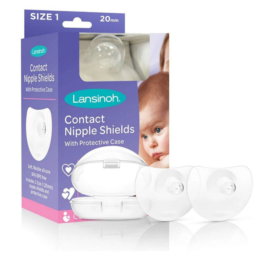 Lansinoh Contact Nipple Shields 20mm (Pack of 2)
