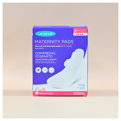 Lansinoh Discreet & Absorbent Maternity Pads: 2+ Weeks Post-Birth (12 Pcs)