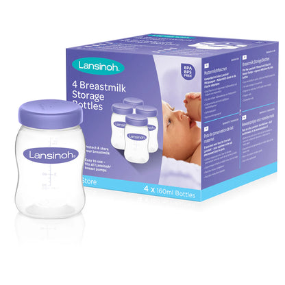 Lansinoh Breastmilk Storage Bottles (Pack of 4)