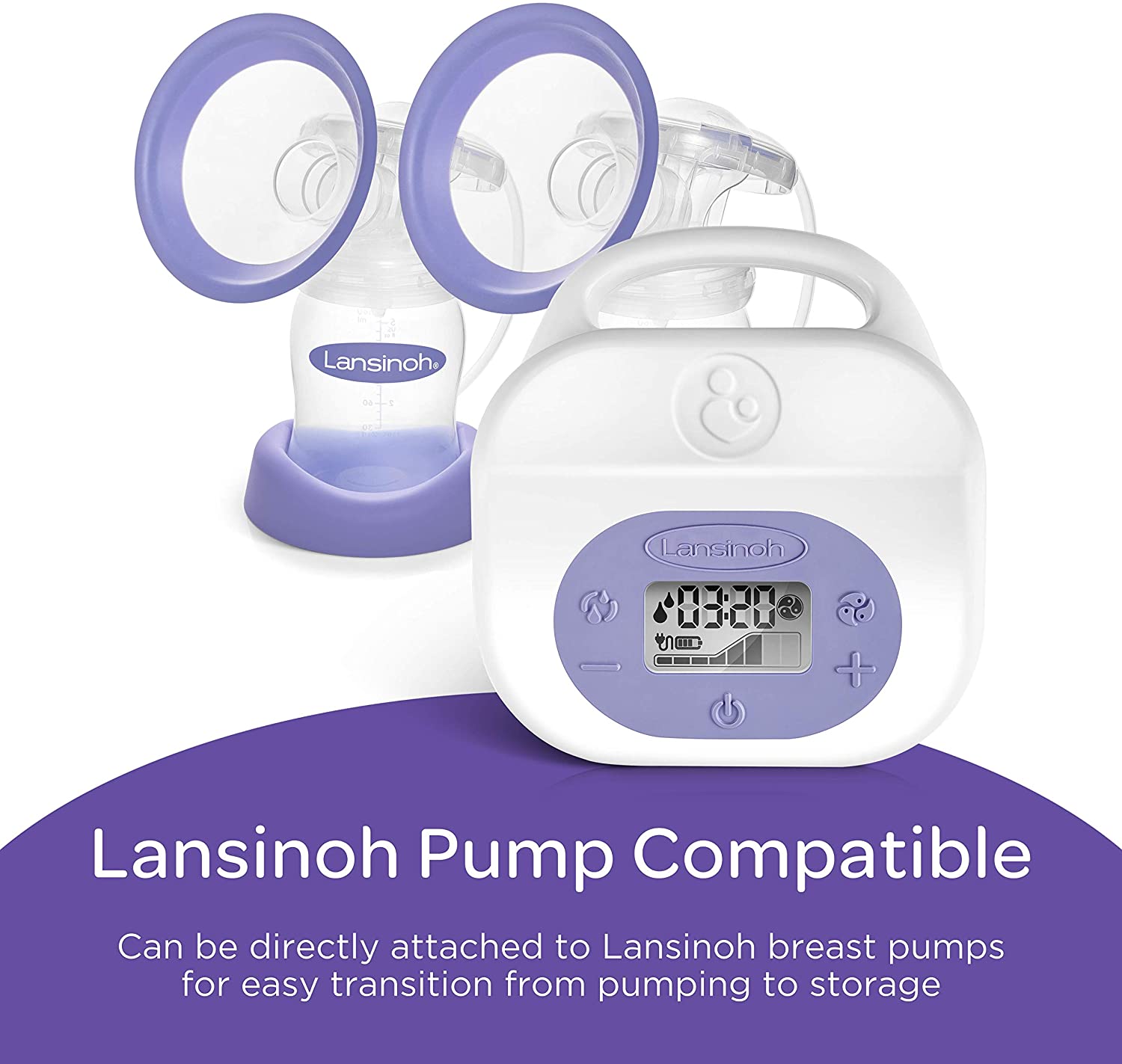 Lansinoh - Breastmilk Storage Bottles (Pack of 4)