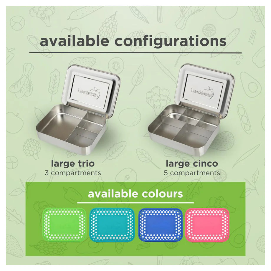 Large Cinco Bento Lunchbox (Blue)