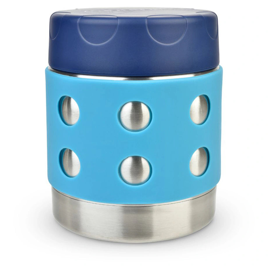 Thermal Dots Food Jar 8oz (Aqua)