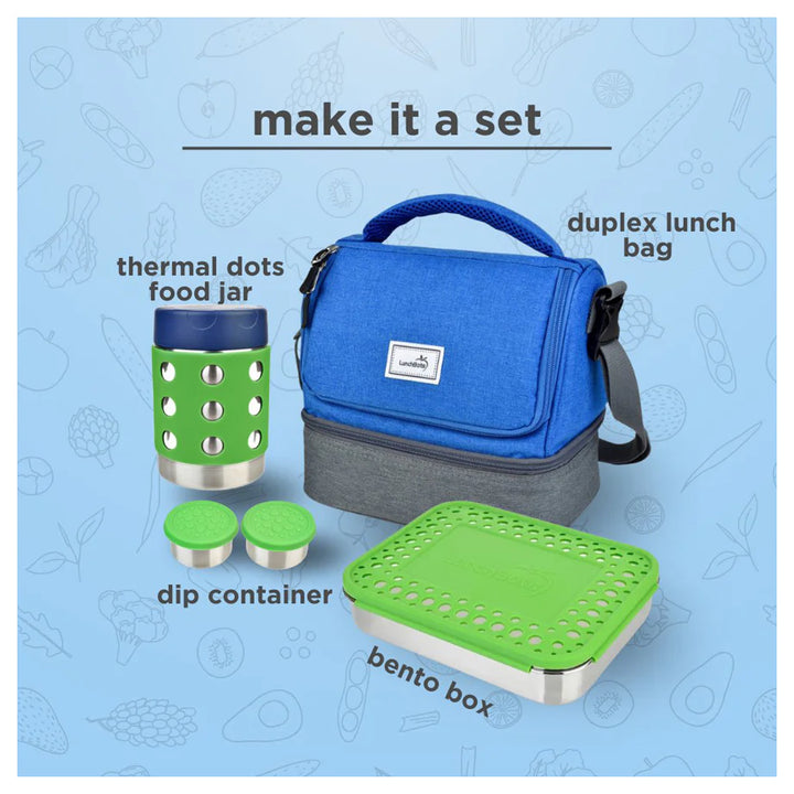 Thermal Dots Food Jar 8oz (Green)