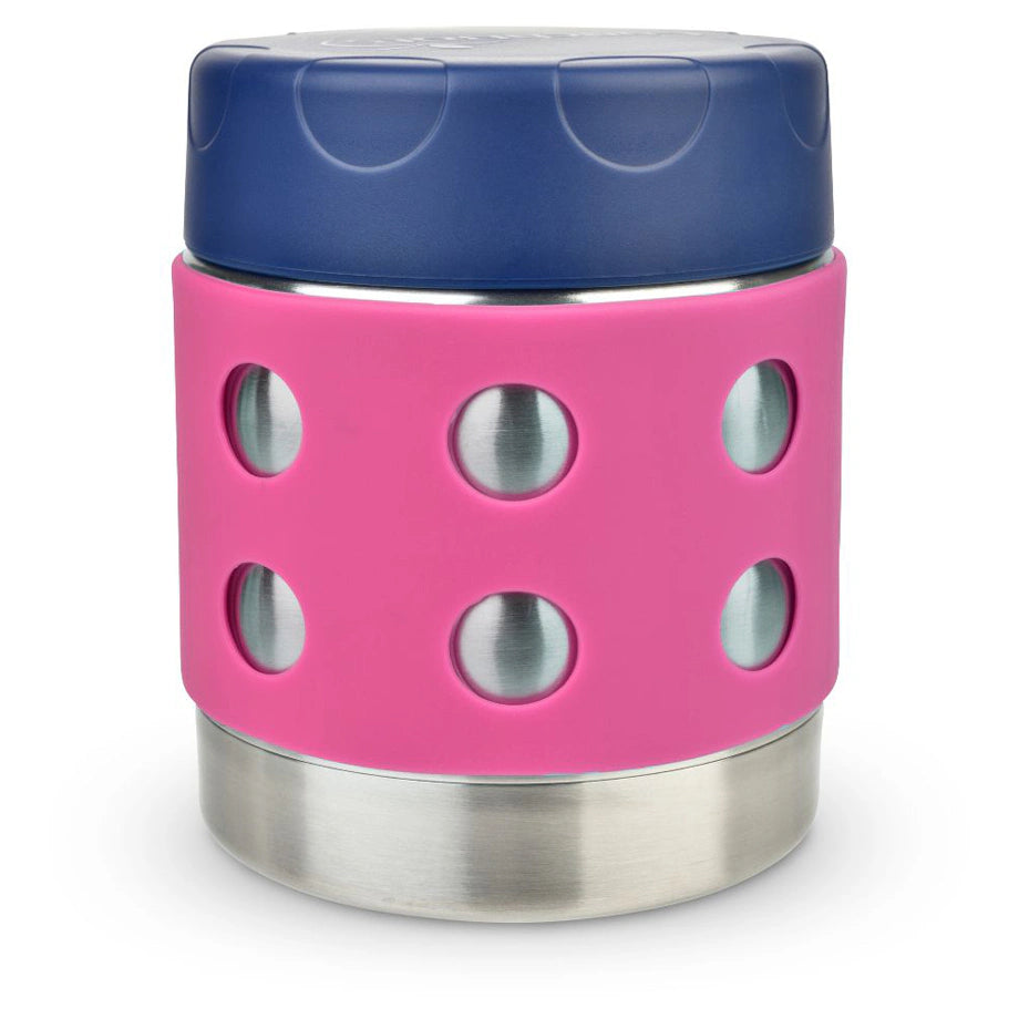 Thermal Dots Food Jar 8oz (pink)