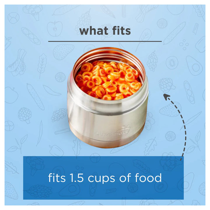 Lunchbots Wide Thermal Food Jar 12oz (Pink)