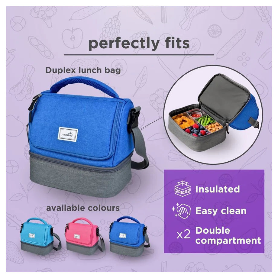 Medium Trio Bento Lunchbox (Pink)