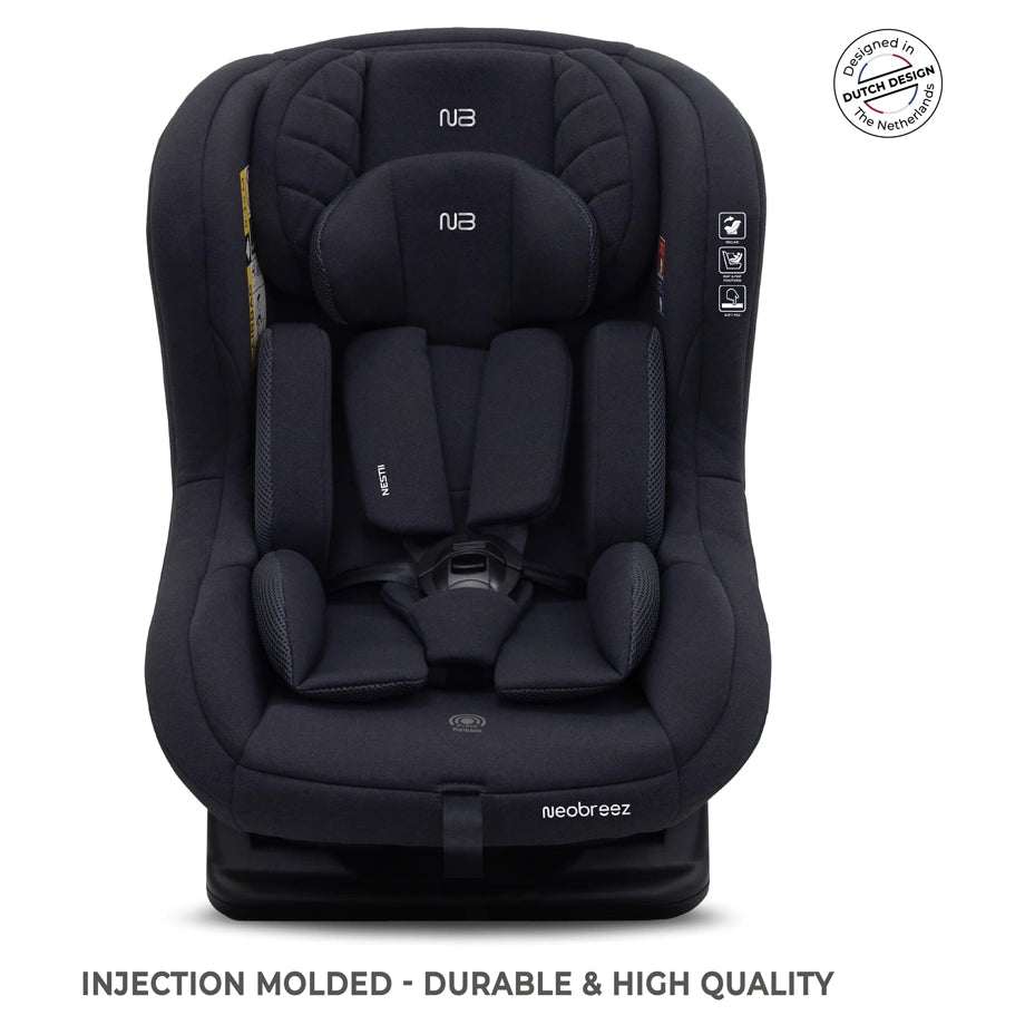 Neobreez Nestii 2-In-1 Convertible Baby Infant Car Seat (Black)