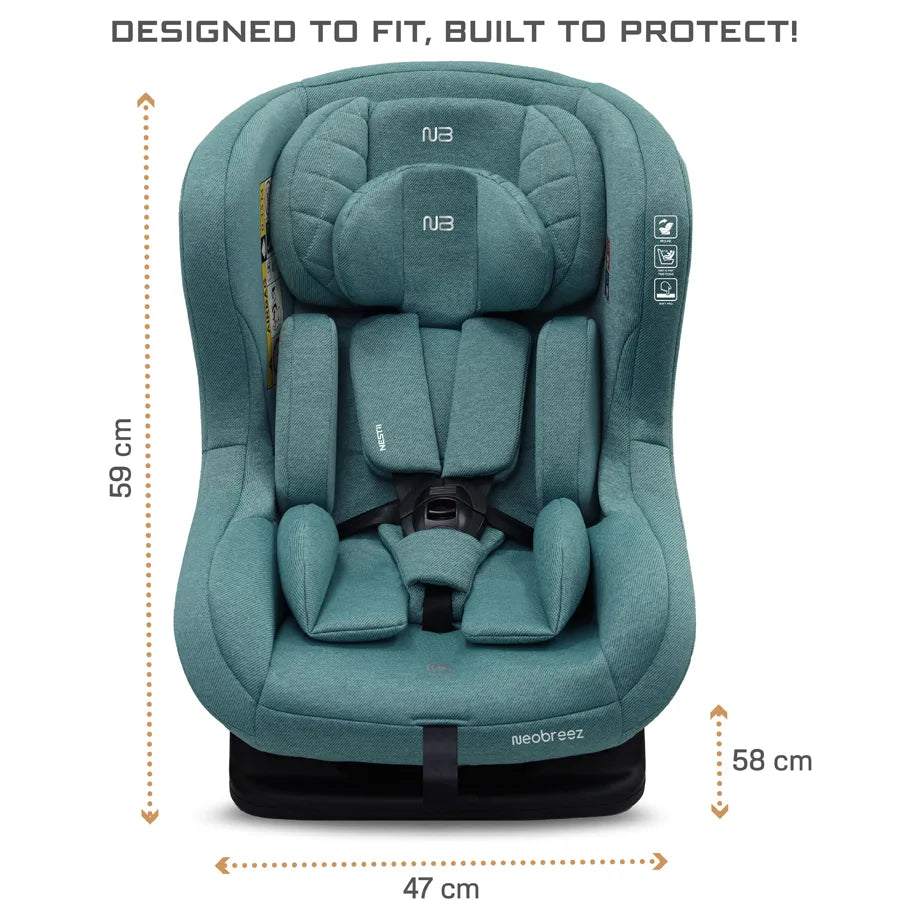 Neobreez Nestii 2-In-1 Convertible Baby Infant Car Seat (Green)