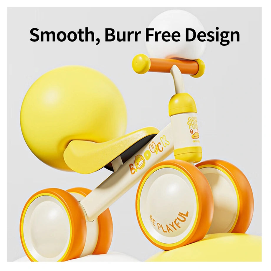 B.Duck Baby Balance Bike (Yellow)