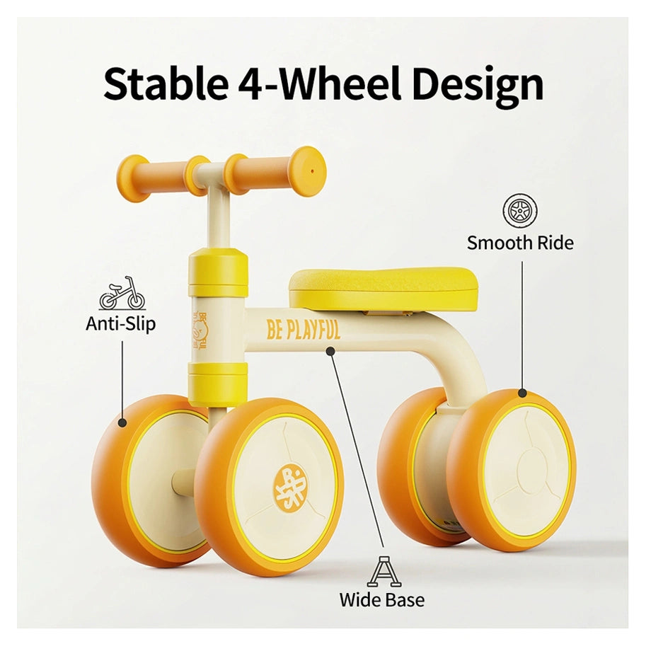 B.Duck Baby Balance Bike (Orange)