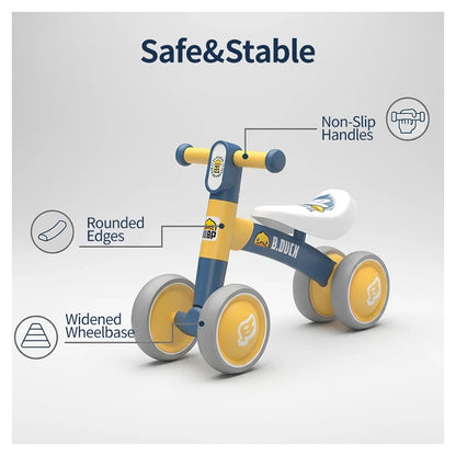 B.Duck Toddler Balance Bike (Blue)