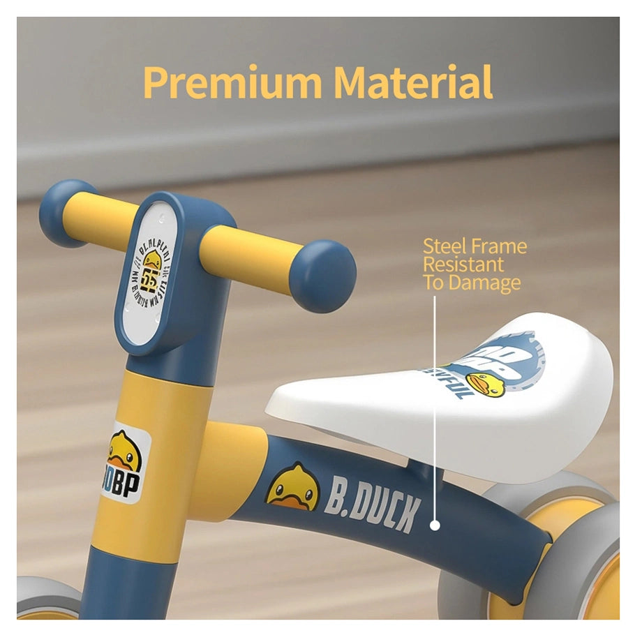B.Duck Toddler Balance Bike (Blue)