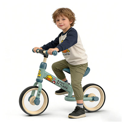 B.Duck Kids Balance Bike (Green)