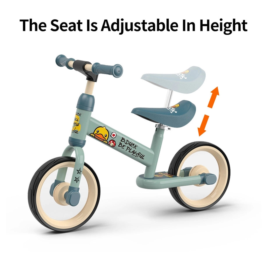 B.Duck Kids Balance Bike (Green)