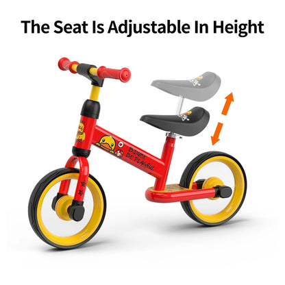 B.Duck Kids Balance Bike (Red)