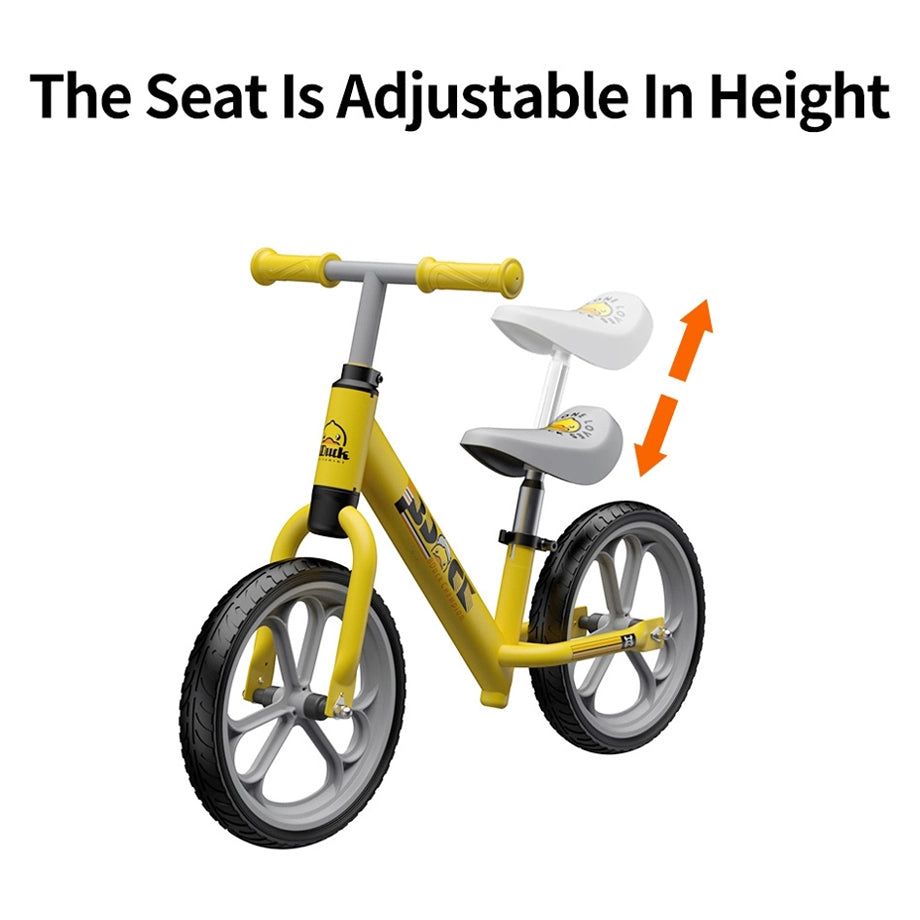 B.Duck Kids Balance Bike (Yellow)