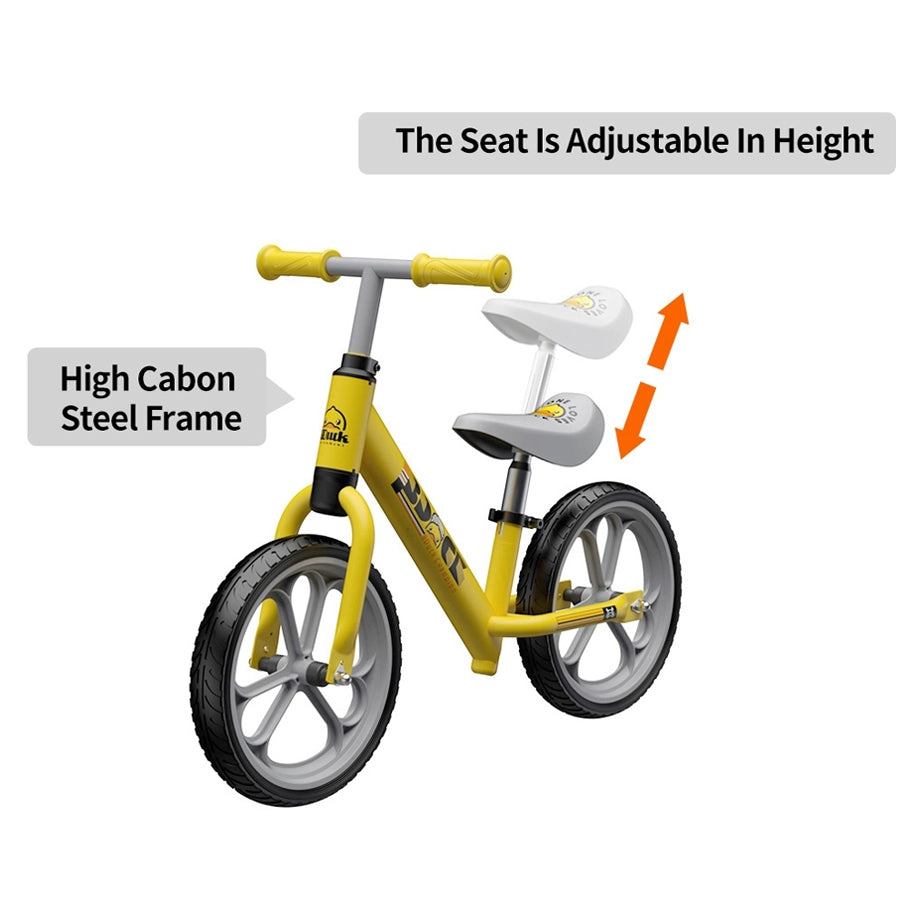 B.Duck Kids Balance Bike (Yellow)