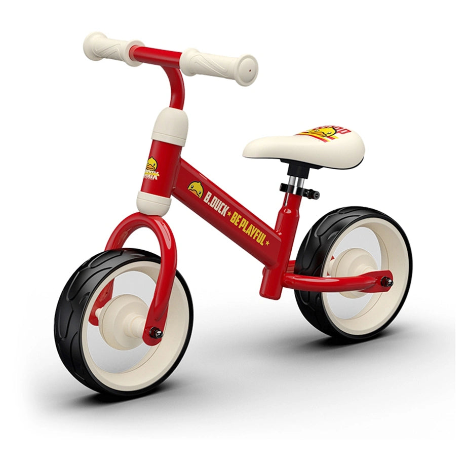 B.Duck Kids Balance Bike (Dark Red)