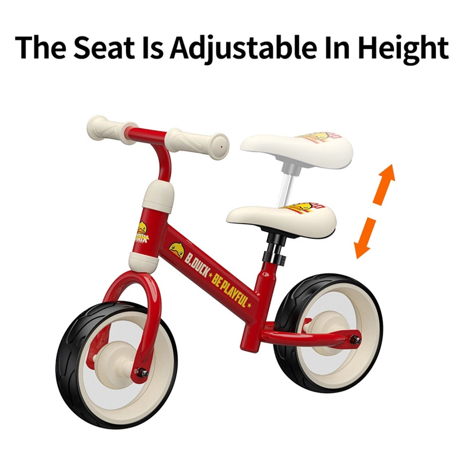 B.Duck Kids Balance Bike (Dark Red)