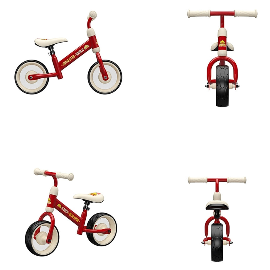 B.Duck Kids Balance Bike (Dark Red)