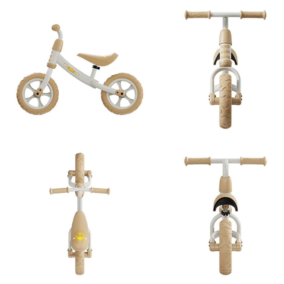 B.Duck Kids Balance Bike (White)