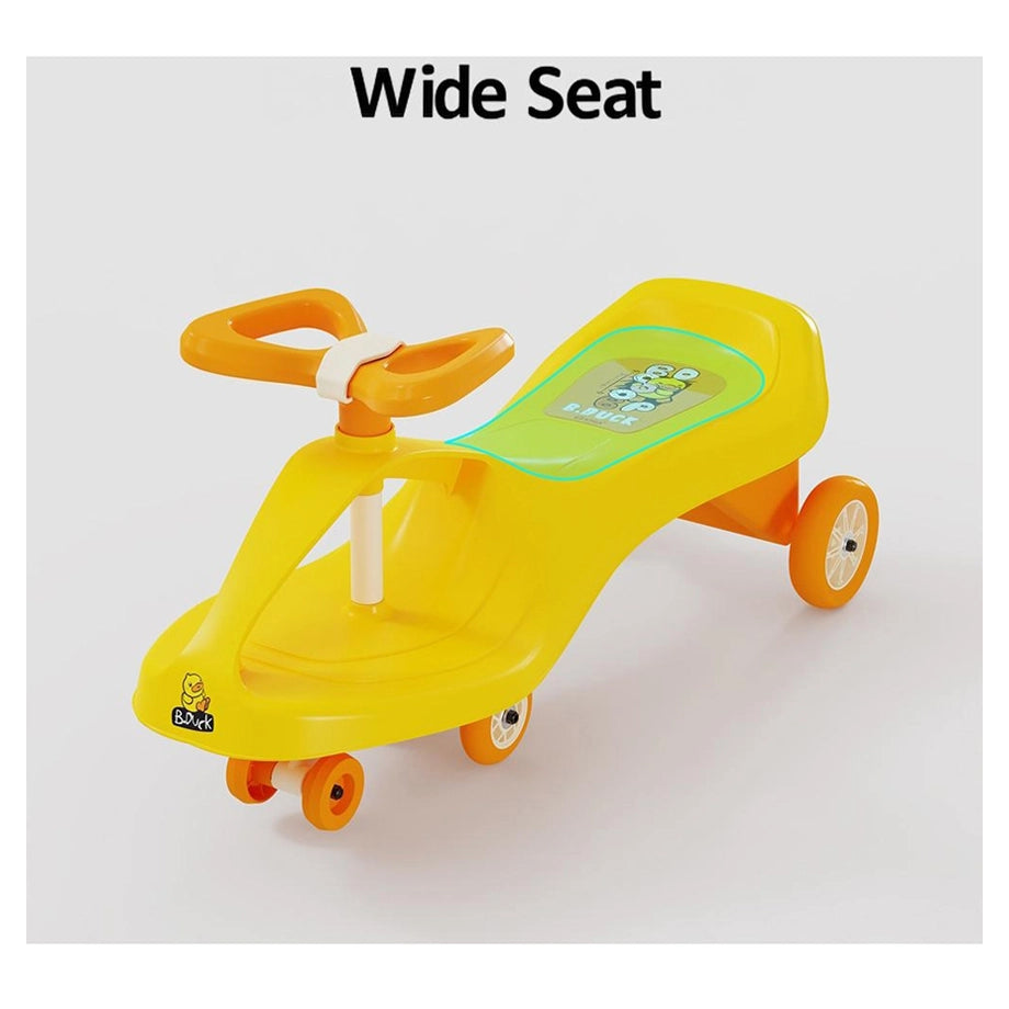 B.Duck Ride-On Twist Car for Kids (Yellow)