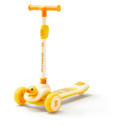 B.Duck 3-Wheel Kids Scooter with LED PU Wheels (Yellow)
