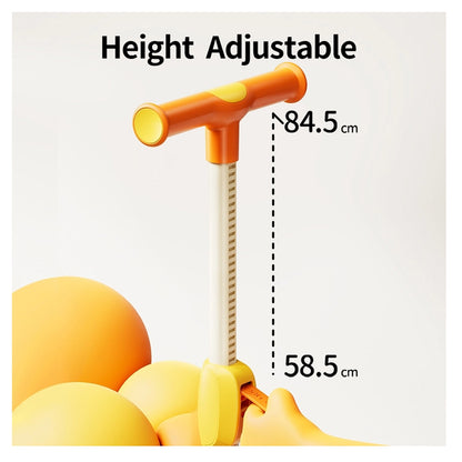 B.Duck 3-Wheel Kids Scooter with LED PU Wheels (Yellow)