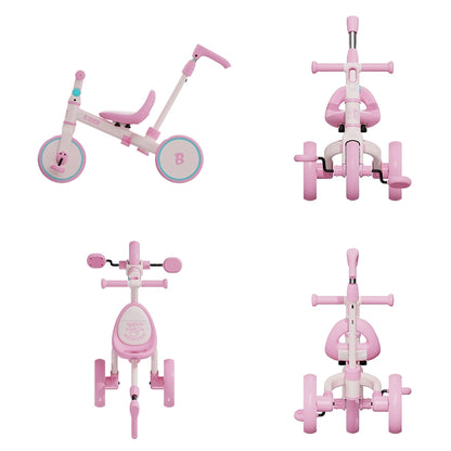 B.Duck 4-in-1 Kids Bike (Pink)