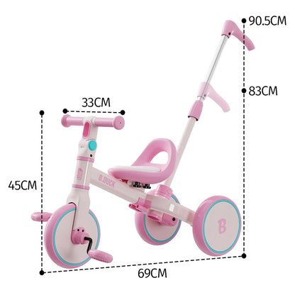 B.Duck 4-in-1 Kids Bike (Pink)