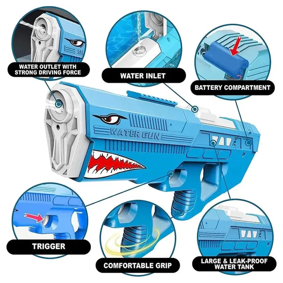 Sam Toys Shark Electric Water Gun