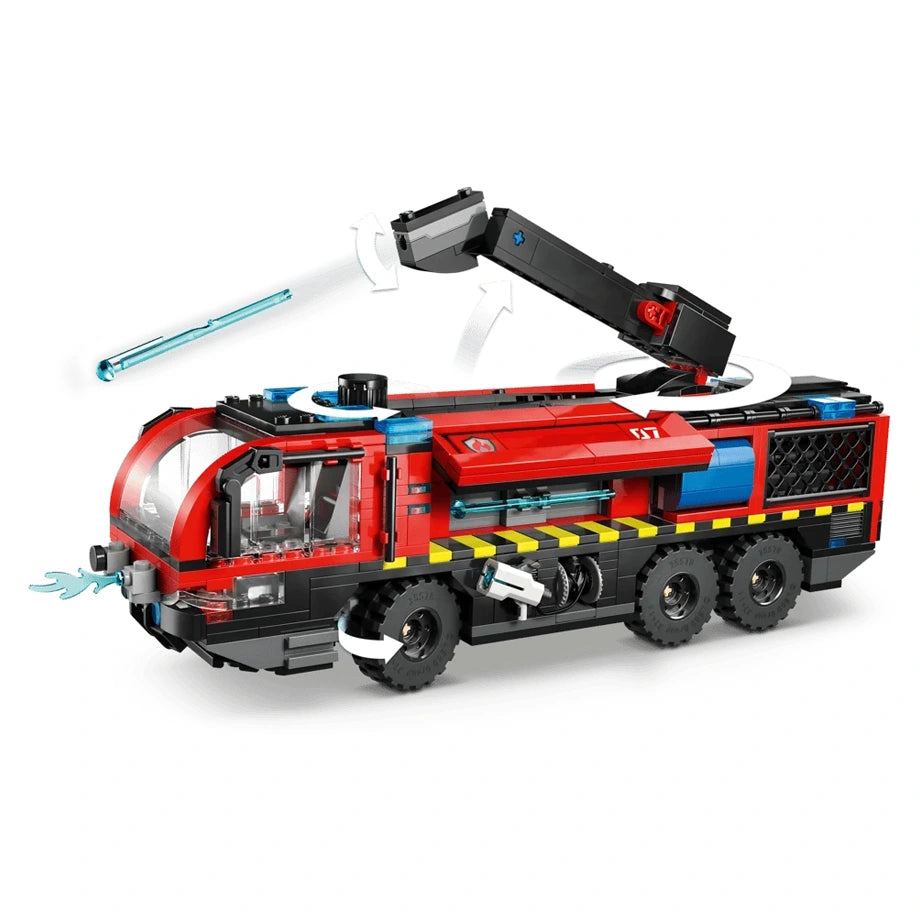 LEGO City Airport Fire Truck 60499 Building Toy Set (691 Pieces)