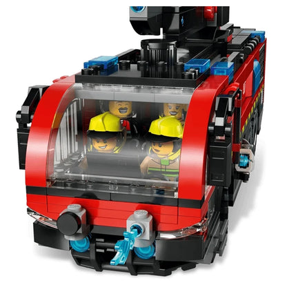 LEGO City Airport Fire Truck 60499 Building Toy Set (691 Pieces)
