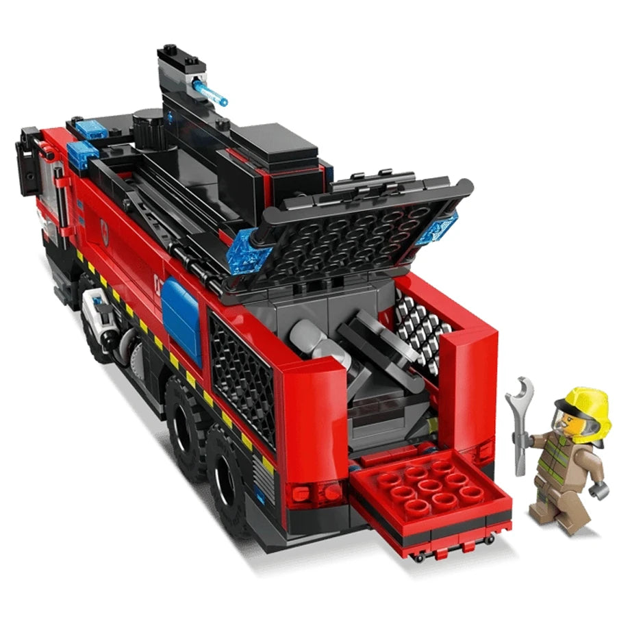 LEGO City Airport Fire Truck 60499 Building Toy Set (691 Pieces)