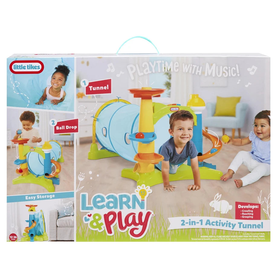 Little Tikes 2 in 1 Activity Tunnel