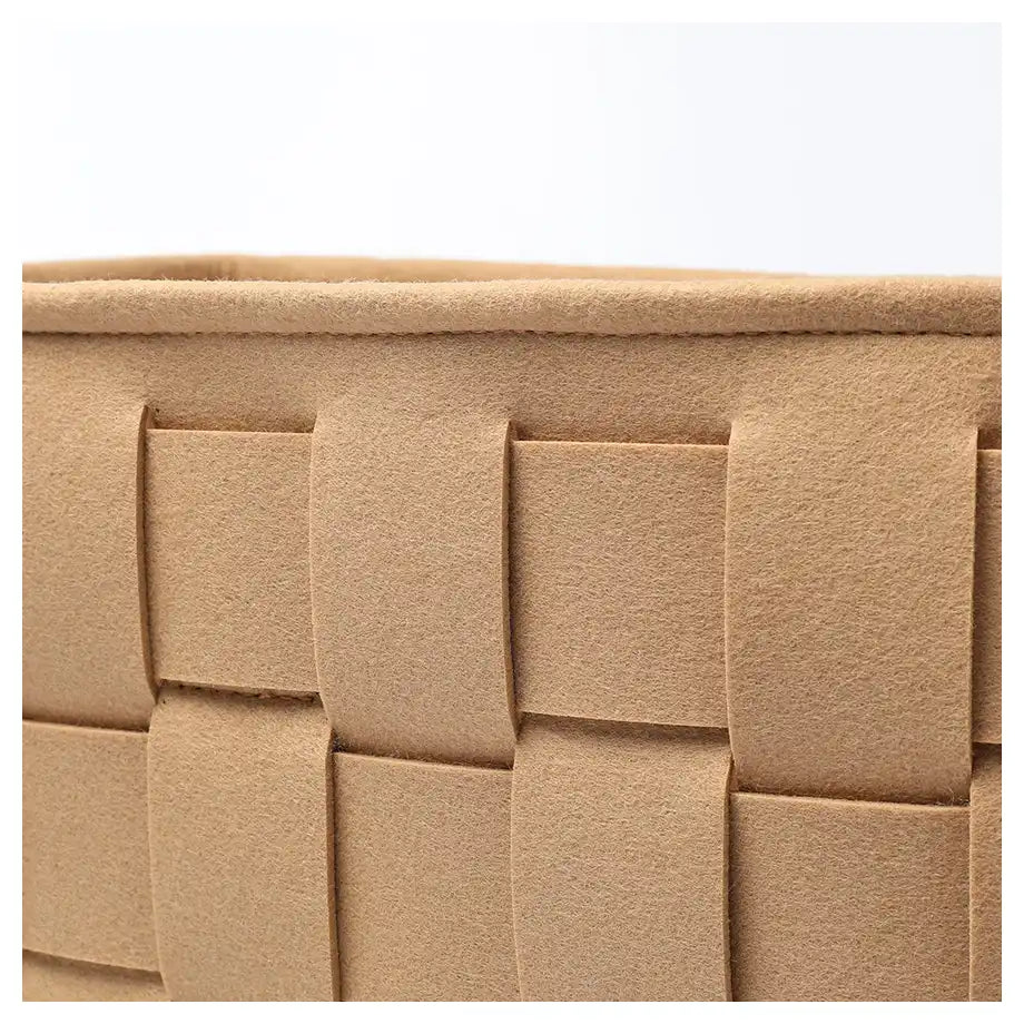 Little Story Multipurpose / Laundry Caddy Basket Felt (Khaki)