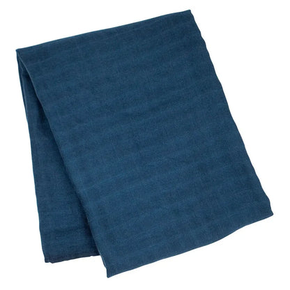 Lulujo 3 Pack Bamboo Muslin Swaddle Blankets (Baby Blues)