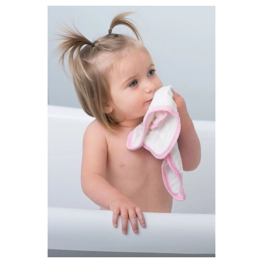 Lulujo 3 Pack Wash Cloths (Peaches, White & Strawberries)