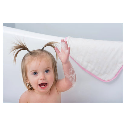 Lulujo 3 Pack Wash Cloths (Peaches, White & Strawberries)