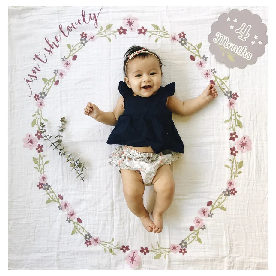 Lulujo Baby’s First Year™ Blanket & Cards Set (Isn’t She Lovely)
