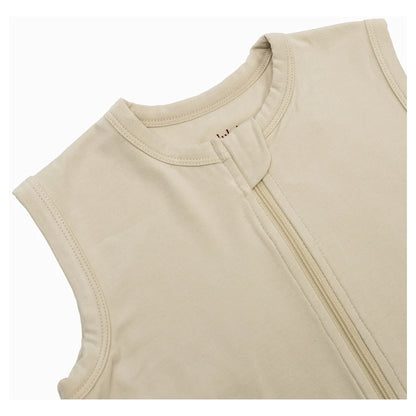 Lulujo Bamboo Sleeping Bag TOG 1.0 Size S 0–6 Months (Beige)