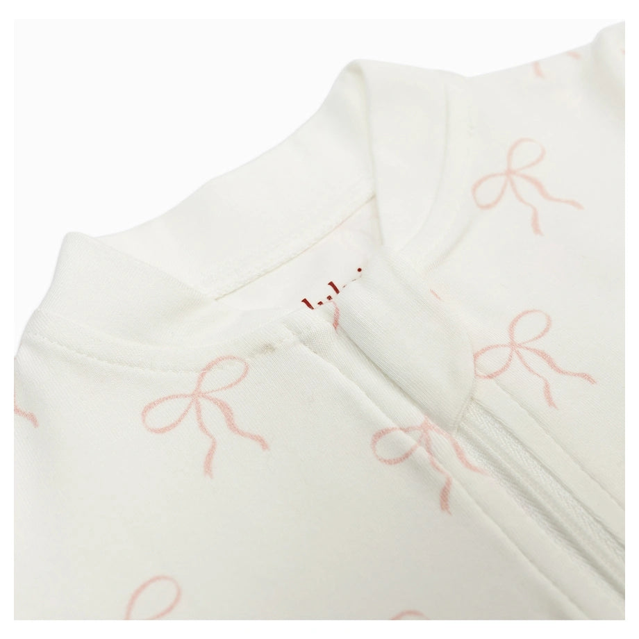 Lulujo Bamboo Footed Sleepsuit Size (Bows)