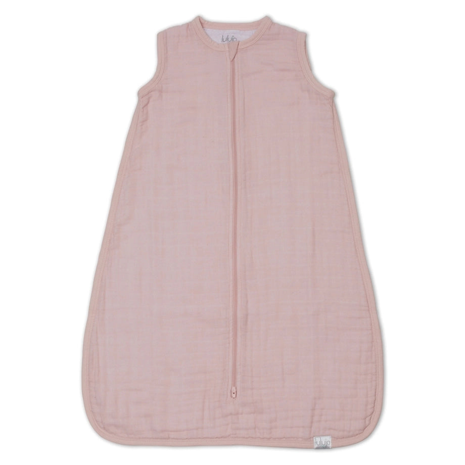 Lulujo 100% Cotton Muslin Sleep Sack Size S 0–6 Months (Ballet Slipper)