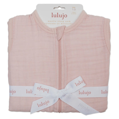 Lulujo 100% Cotton Muslin Sleep Sack Size S 0–6 Months (Ballet Slipper)