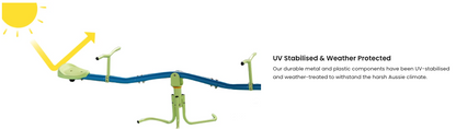 Dynamic Sports Hopping Frogs Metal See-Saw 360 Rotation