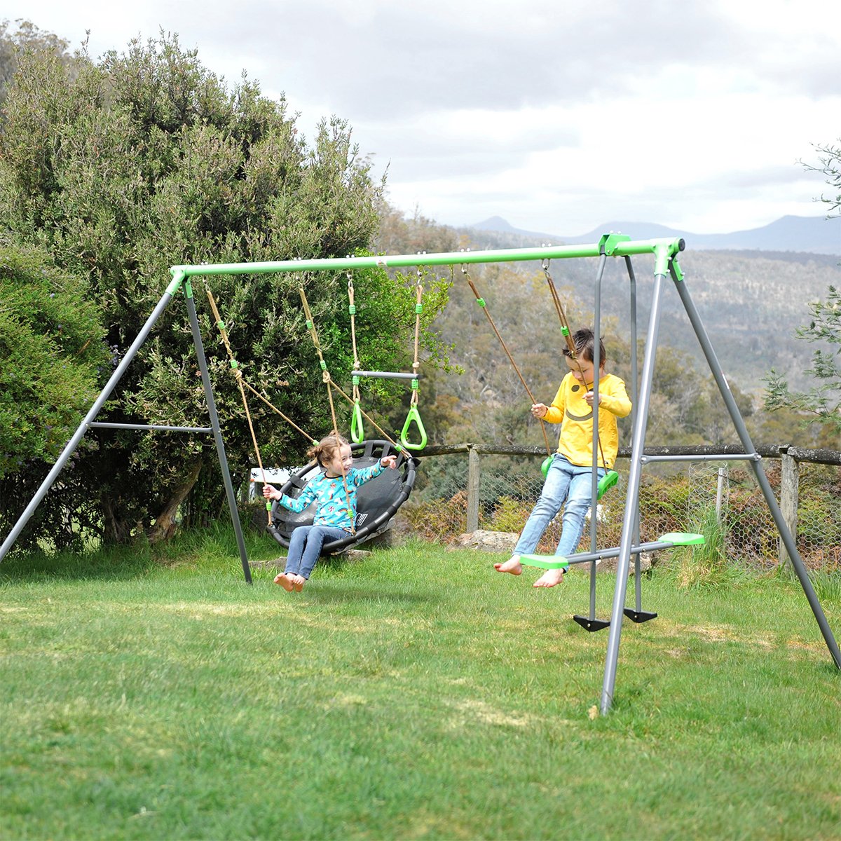 Dynamic Sports Desert Hedgehog Swing Set