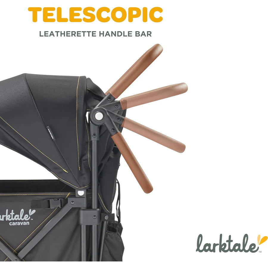 Larktale Caravan Stroller Wagon (Byron Black)