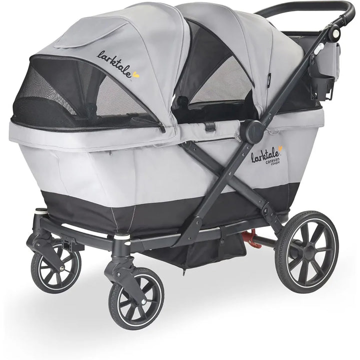 Larktale Caravan Coupe Stroller - Wagon (Grey/Black)