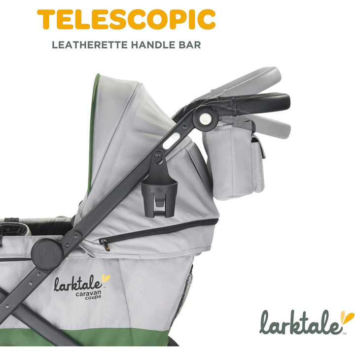 Larktale Caravan Coupe Stroller - Wagon (Grey/Green)