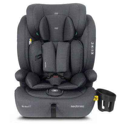 Neobreez BOSTONI 3-in-1 Toddler Car Seat i-Size 9m-12Y (Grey)